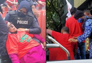 އިދިކޮޅު މުޒާހަރާއިން ހައްޔަރުކުރި 2މީހަކު ފިޔަވާ އެންމެން ދޫކޮށްލައިފި