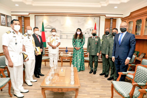 އެމްއެންޑީއެފްގެ އޮފިސަރުންނާއި ސެއިލަރުން ތަމްރީންކުރުމަށް މަޝްވަރާކޮށްފި