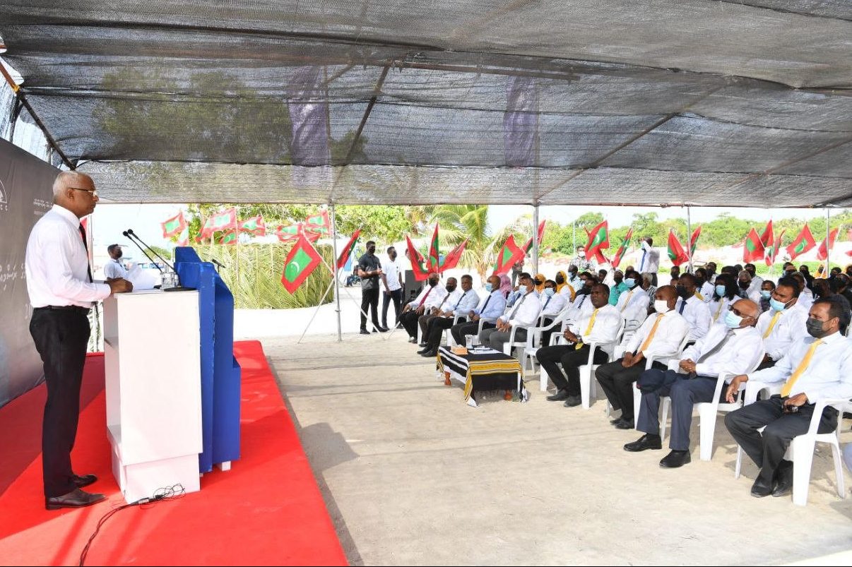 ޑްރާގާއި ދެކޮޅަށް ކުރާ މަސައްކަތް ހުއްޓާނުލާނަން، ބޯޑަރު ހިތަކަށް ދޫކޮށްލެވޭކަށް ނެތް: ރައީސް