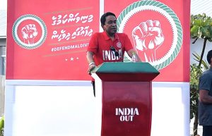 ރައީސް ޔާމީން އިންޑިއާ ސަރުކާރަށް: މިފަސްގަނޑުގައި އަސްކަރީ ސިފައިން ތިބުމަށް މެހުމާންދާރީއެއް ނެތް