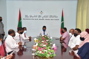 ފ.އަތޮޅާއި، ނިލަންދޫ ތަރައްޤީގެ ކަންބޮޑުވުންތައް ނައިބުރައީސާއި ހިއްސާކޮށްފި