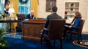 ޖޯ ބައިޑްންއާއި ޔޫކުރެއިން ރައީސް ފޯނުން ގުޅުއްވާ، ހޫންވަމުންދާ މަސްރަހާއި ގުޅޭގޮތުން މަޝްވަރާ ކުރައްވައިފި