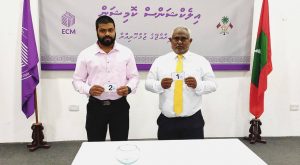 ކުރެންދޫ ކައުންސިލް ރައީސް، އިންތިޚާބުގެ ނަންބަރު ތަރުތީބުކޮށްފި