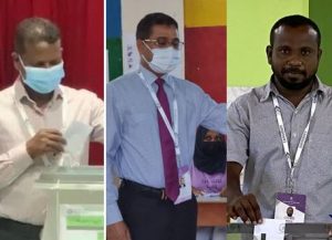 ކޮމަންޑޫ ދާއިރާއަށް ވާދަކުރާ ތިން ކެނޑިޑޭޓުން ވޯޓުލައިފި