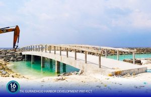 ތ.ގުރައިދޫ ބަނދަރުގެ ވޯކްވޭ ބްރިޖުގެ މަސައްކަތް ނިމިއްޖެ