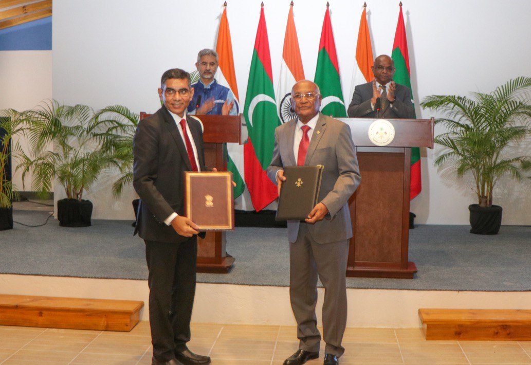 އިންޑިއާއާއެކު ދެ އެއްބަސްވުމެއްގައި ސޮއިކޮށްފި