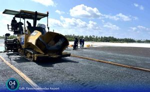 ފަރެސްމާތޮޑާ އެއަރޕޯޓު: ރަންވޭގެ ތާރުއެޅުމުގެ މަސައްކަތް ފަށައިފި