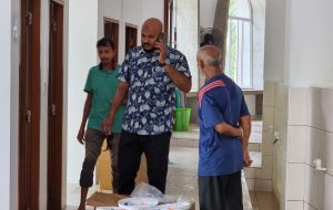 ހުޅުމާލޭ ބޮޑު މިސްކިތު ފާޚާނަބަރީގައި ހުރި މައްސަލަތައް ހައްލުކޮށްދީފި