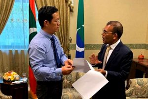 ޗައިނާއަށް ބިން ފޭރުމުގެ ފުރުސަތެއްނެތް، އިސްކަންދޭނީ އިންޑިއާއަށް: ނަޝީދު