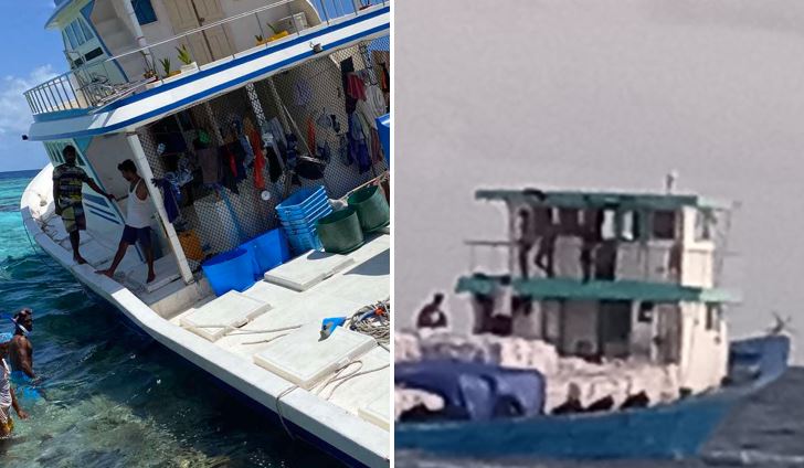 ދެ ދޯންޏެއް ފަރަށް އަރައިގެން އެމްއެންޑީއެފުން ހަރަކާތްތެރިވަނީ