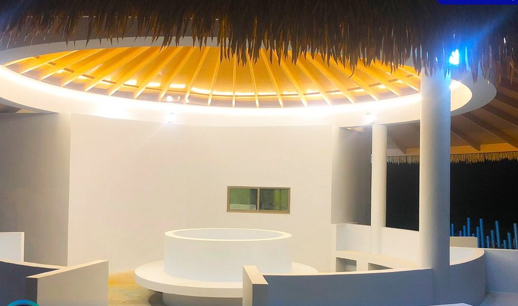 ނޭކުރެންދޫގައި ޤާއިމުކުރި ފެރީ ހަޓްގެ މަސައްކަތް ނިމިއްޖެ