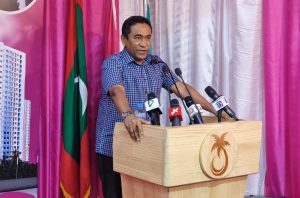 އިންޑިއާއިން ރާއްޖޭގައި ހިންގާ ޖަރީމާތައް ނުފޮރުވޭނެ، ދުނިޔެއަށް ހާމަކޮށްދޭނަން: ޔާމީން