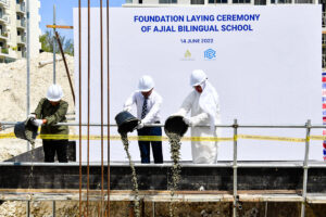 ކުވޭތުގެ ކުންފުންޏަކުން ހުޅުމާލޭގައި އިމާރާތްކުރާ، އިނގިރޭސިއާއި އަރަބި މީޑިއަމް ސްކޫލްގެ ބިންގާއަޅައިފި