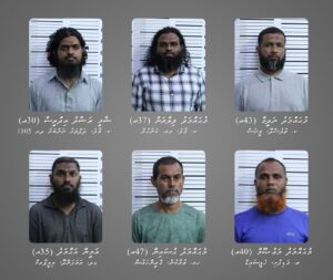 ޔޯގާ ހަމަނުޖެހުމުގައި ހައްޔަރުކުރި 6 މީހުންގެ ވަނަވަރު ޢާންމުކޮށްފި