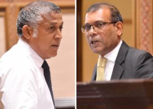 ސުވާލައި ނުގުޅޭ ބޭކާރުވާހަކަ އަސްލަމް ދައްކާތީ ނަޝީދުގެ ނުރުހުން!