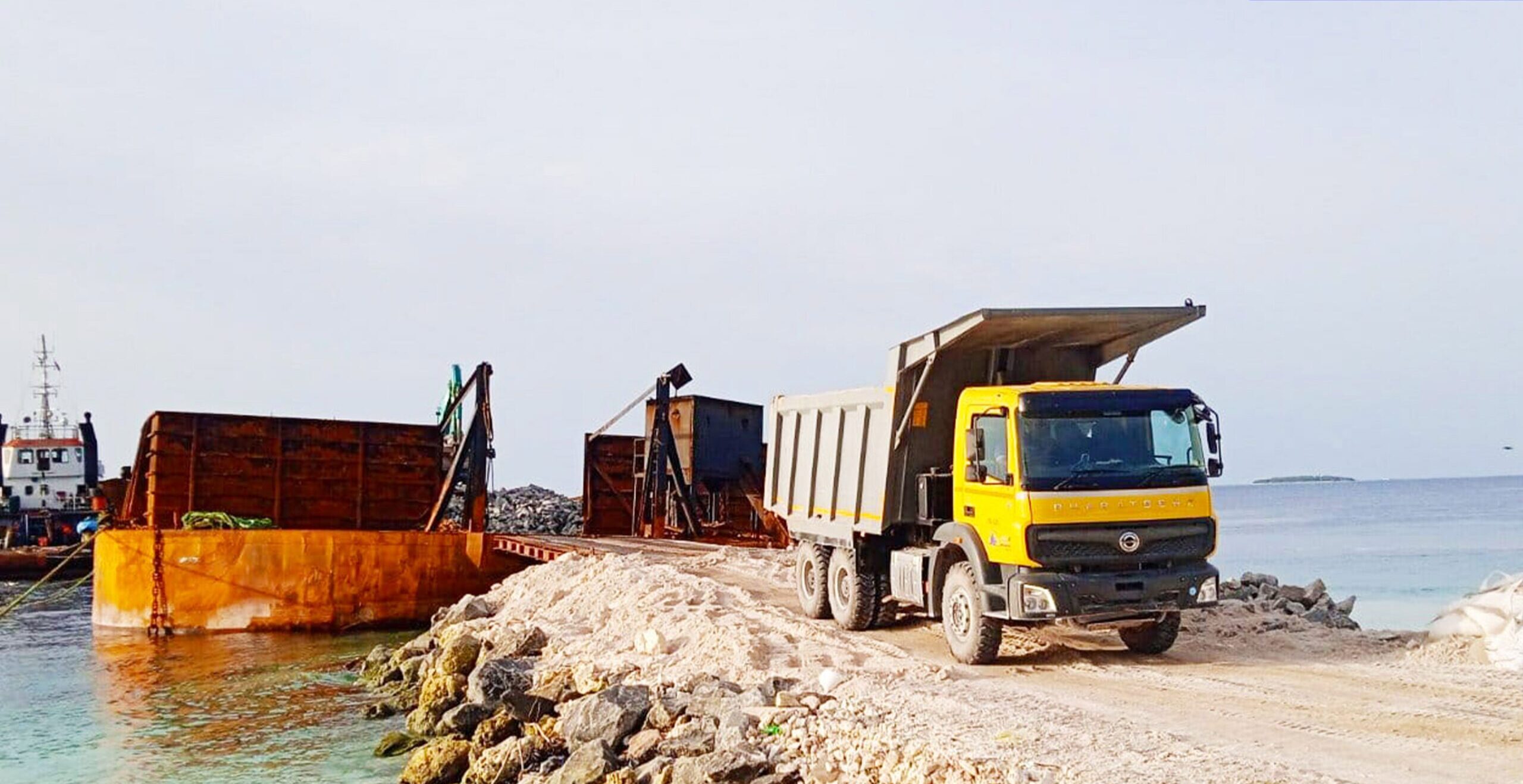 ދަރަވަންދޫ ގޮނޑުދޮށް ހިމާޔަތްކުރުމުގެ މަޝްރޫޢުގެ 56% ނިމިއްޖެ