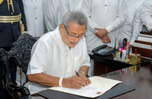 ގޮޓަބަޔަ މަގާމުން އިސްތިއުފާ ދެއްވައިފިކަން ރަސްމީކޮށް އިއުލާން ކޮށްފި