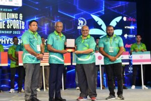 އޭޝިއަން ބޮޑީބިލްޑިން މުބާރާތް ރައީސް އިފުތިތާހުކޮށްދެއްވައިފި