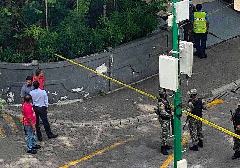 މާލޭގެ ބައެއް ސަރަހައްދުތަކުގައި ހަތިޔާރާއިއެކު ސިފައިން ހަރަކާތްތެރިވަނީ