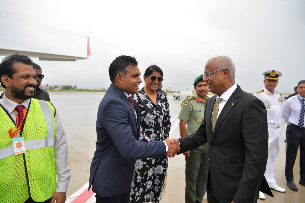 ރައީސުލްޖުމްހޫރިއްޔާ ރަސްމީ ދަތުރުފުޅެއްގައި އިންޑިއާއަށް ފުރާވަޑައިގެންފި