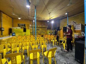 ނަޝީދުގެ ހަރުގެ ޖަލްސާ: ވަޑިގެންނެވި އިރު ހަރުގެ ހުސްކޮށް، ބައިވެރިވީ މަދު މީހުންކޮޅެއް