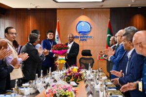 ރައީސުލްޖުމްހޫރިއްޔާ މުމްބާއީގެ ޖަވާހިރްލާލް ނެހުރޫ ޕޯޓަށް ޒިޔާރަތް ކުރައްވައިފި