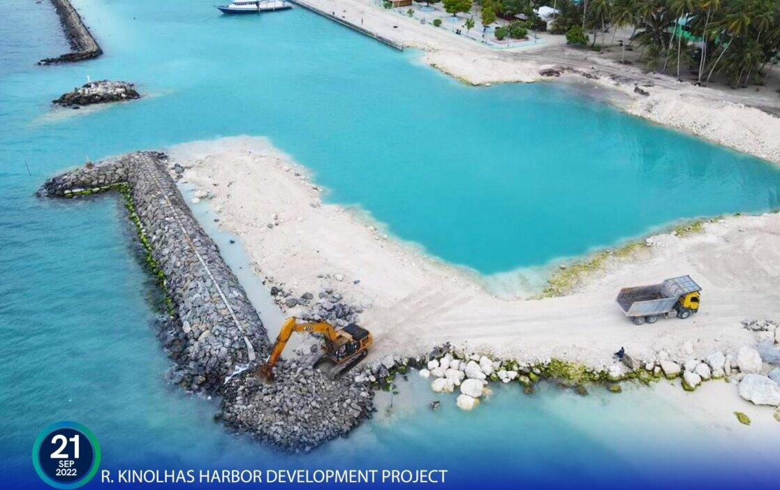 ކިނޮޅަހު ބަނދަރު މަޝްރޫޢުގެ 60 ޕަސެންޓް ނިމިއްޖެ