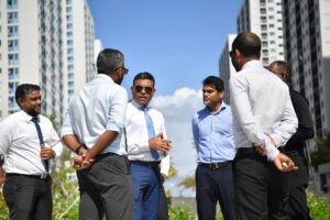 ސަރުކާރުން ހުޅުމާލޭގައި ކުރިއަށްގެންދާ މަޝްރޫޢުތައް ނައިބް ރައީސް ބައްލަވާލައްވައިފި