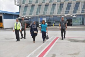 ރައީސްގެ އަނބިކަނބަލުން ފުވައްމުލައް ސިޓީއަށް ފުރާވަޑައިގެންފި