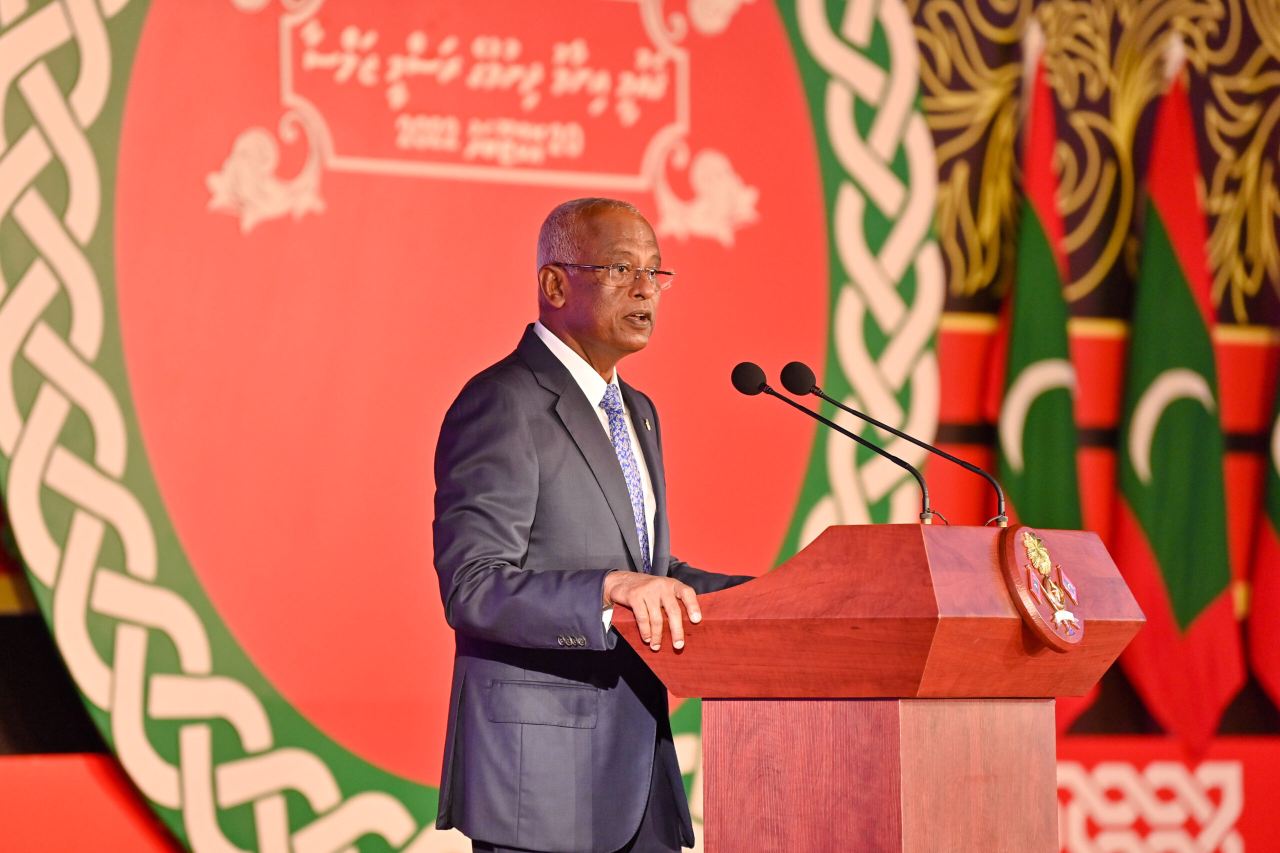 މިއަދު ކުރިމަތިވެފައި އޮތް އެންމެ ބޮޑު ގޮންޖެހުމަކީ ފިކުރީ ހަނގުރާމަ: ރައީސް