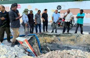 ހޮޅިއަށް ލިބިފައިވާ ގެއްލުން ދެނެގަނެވި، މަރާމާތުގެ މަސައްކަތް ބާރަށް ކުރިއަށް!