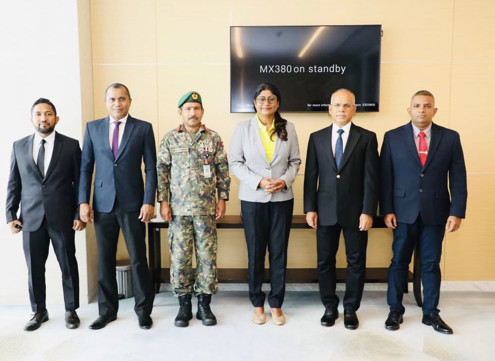 ޑިފެންސް މިނިސްޓަރު މާރިޔާ ދީދީ އިންޑިއާއަށް ފުރާވަޑައިގެންވި