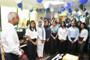 އެމްއެމްޕީއާރުސީގެ މުވައްޒިފުންގެ މަސައްކަތަށް ރައީސްގެ ޝުކުރު!