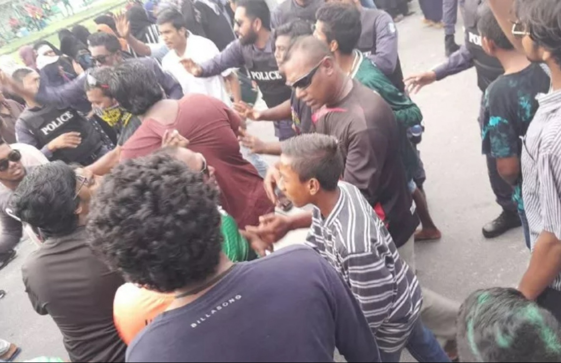 ފުޓްސަލް ހަމަނުޖެހުމާ ގުޅިގެން މީހަކު ހައްޔަރެއް ނުކުރޭ، ފުލުހުން މަސައްލަ ބަލަނީ