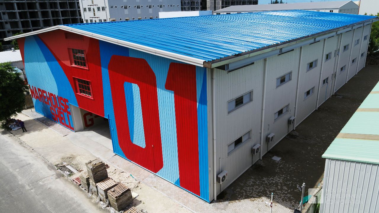 ހުޅުމާލޭ އިންޑަސްޓްރިއަލް ޒޯންގައި ހިންގާ ގަރާޖުތަކަށާއި އެހެނިހެން މަސައްކަތްތަކަށް ބޮޑު ލުޔެއް