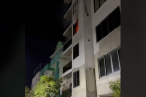 ހުޅުމާލޭގެ އިމާރާތެއްގައި ރޯވި އަލިފާންގަނޑު ނިއްވާލައިފި