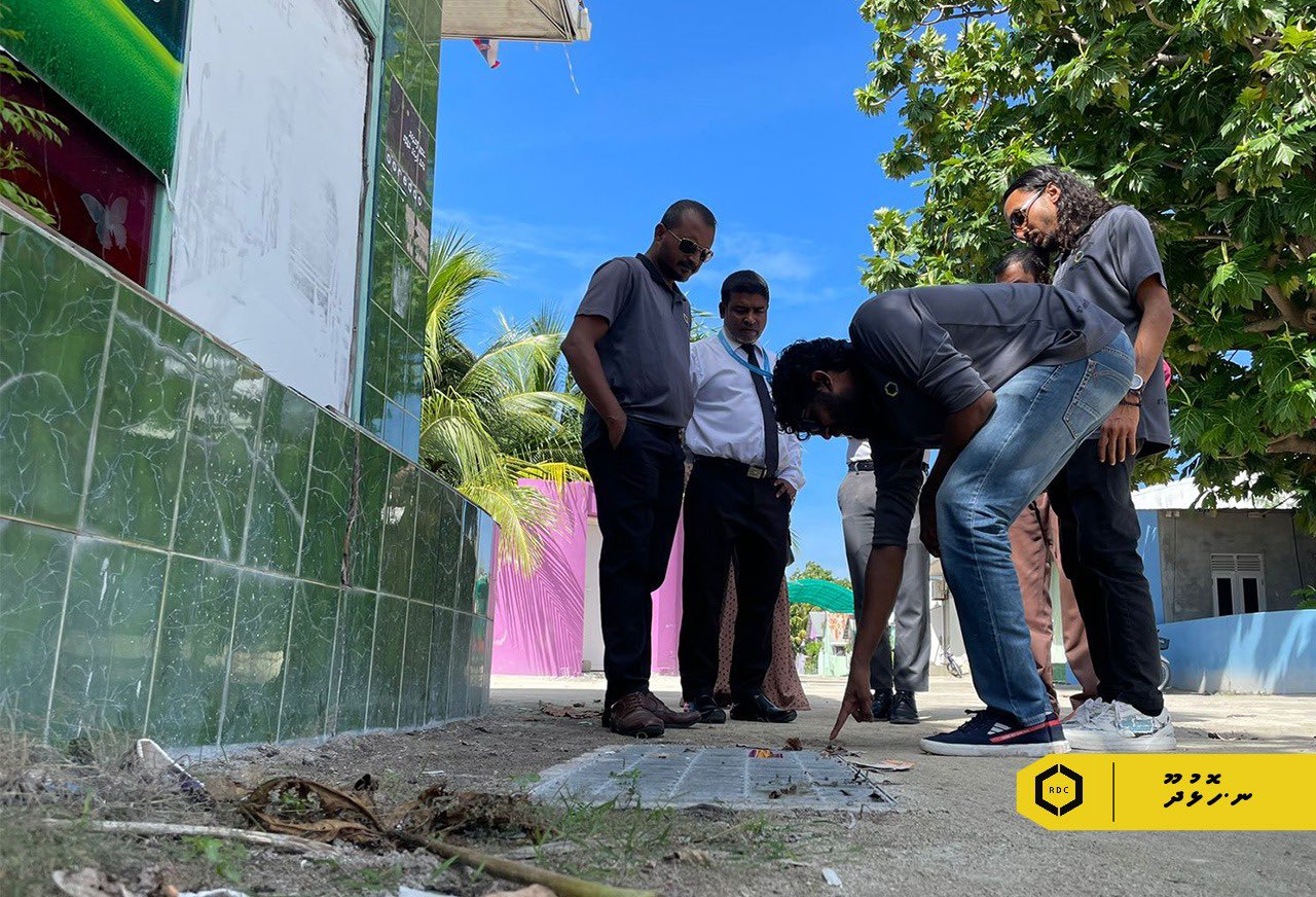 ހޮޅުދޫގެ މަގުތަށް ހެދުމުގެ މަސައްކަތުގެ ސާވޭ ފަށައިފި