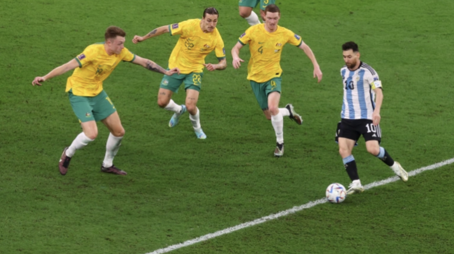 މެސީގެ މޮޅު ކުޅުމާއެކު އޮސްޓްރޭލިއާ ބަލިކޮށް އާޖެންޓީނާ ކުއާރޓަރ ފައިނަލަށް