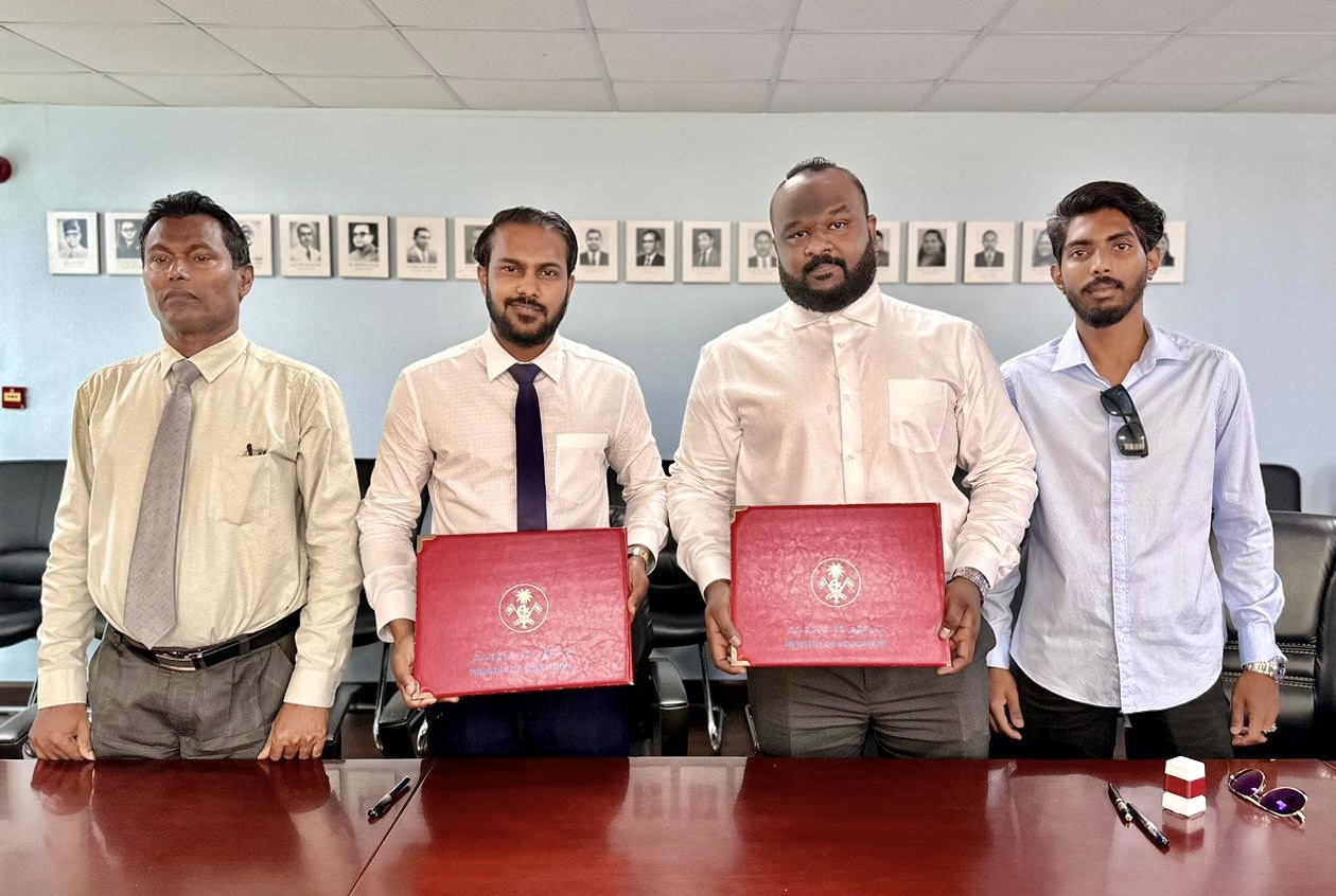 އޮމަދޫ ސްކޫލްގެ 02 ބުރީގެ އިމާރާތުގެ މަސައްކަތް ހަވާލުކޮށްފި