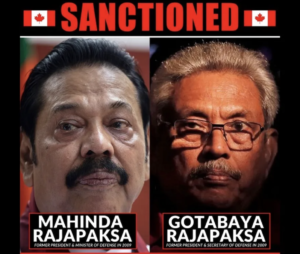 މަހިންދަ ރާޖަޕަކްސައާއި ގޮޓަބަޔަ ރާޖަޕަކްސައާއި ދެކޮޅަށް ކެނެޑާއިން ދަތިކުރުމުގެ ފިޔަވަޅު އަޅައިފި