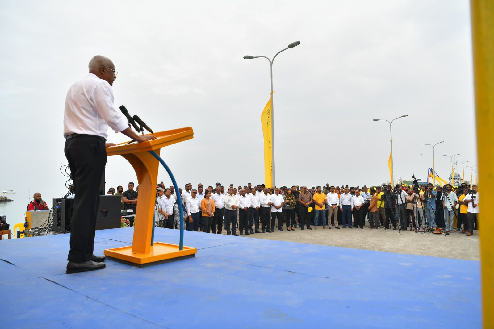 ޝަންގްރިއްލާ ރިސޯޓުގެ ގެއްލުން 70 މިލިއަން ޑޮލަރަށް އަރާ، އިހުމާލުވި ބަޔަކު ހޯދާ ފިޔަވަޅު އަޅާން ޖެހޭނެ: ރައީސް