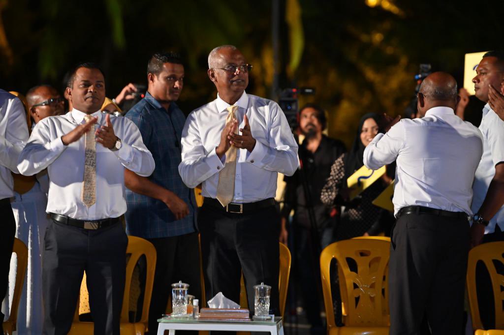 ރައީސް ސާލިހުގެ މާލޭ ކެމްޕޭން ނިންމުން މިއަދު ހަވީރު ހުޅުމާލޭ ރުއްގަޑު ސަރަހައްދުގައި