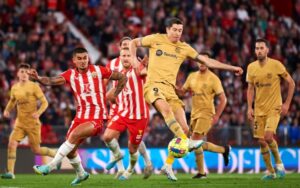 އަލްމޭރިއާ އިން ވަރުގަދަ ބާސެލޯނާ ބަލިކޮށްފި