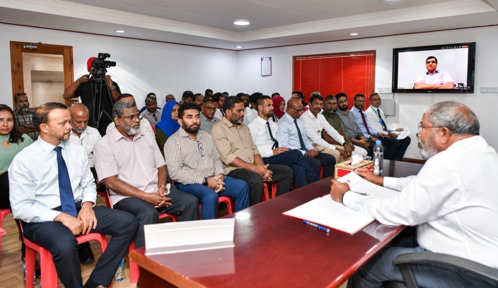 ޖޭޕީގެ ކައުންސިލް ބައްދަލުވުމެއް މާދަމާ ބާއްވަނީ