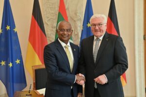 ރައީސް ސޯލިހު ޖަރުމަނުގެ ރައީސާއި ބައްދަލުކުރައްވައިފި