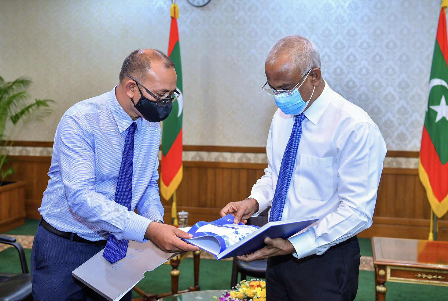 އެމްޑަބްލިއުއެސްސީގެ އެމްޑީ ޝާހުވެސް ޖޭޕީން ވަކިވެ ރައީސް ފަޅިއަށް