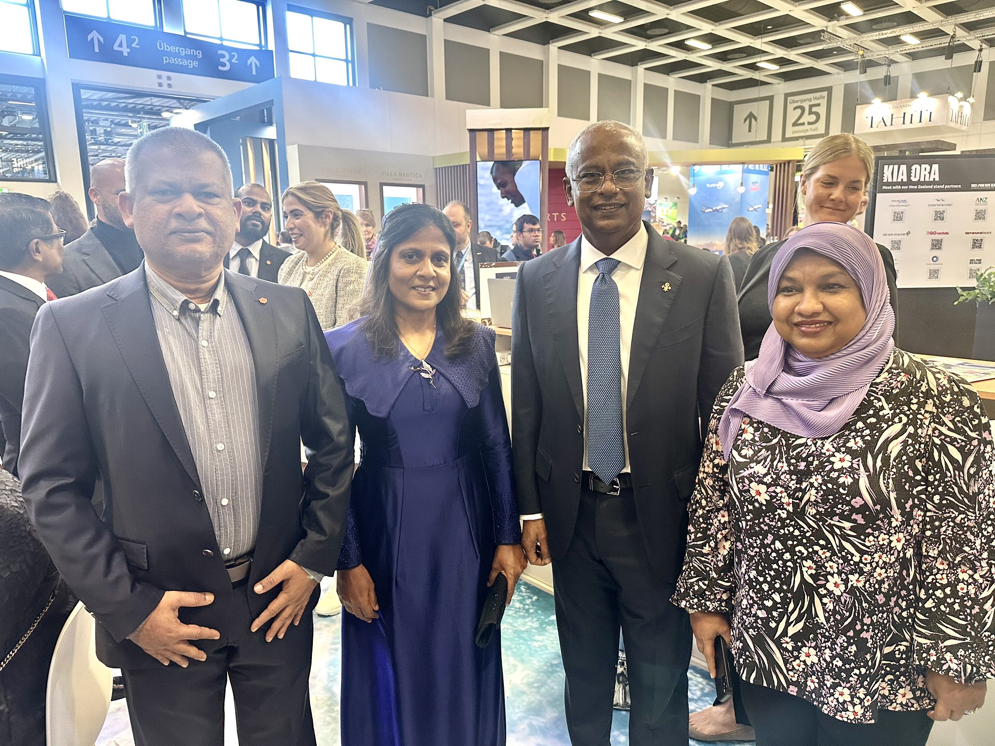 އައިޓީބީ ބާލިން 2023 ޓްރޭޑް ޝޯވއަށް ރައީސް ސާލިހު ޒިޔާރަތް ކުރައްވައިފި