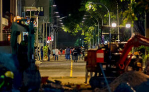 ފުރުގާން މިސްކިތުން ފެށިގެން ބިލަބޮންގާ ހަމައަށް މަގު ބަންދުކުރަނީ