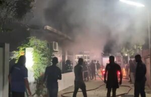 ފޭދޫ ގެއެއްގެ ބައެއްގައި ރޯވެ އަނދައި ހުލިވެއްޖެ