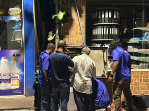 އަމީނީ މަގު ހަދަނިކޮށް ކޭބަލެއް ބުރިވެ ކަރަންޓު ކެނޑިއްޖެ